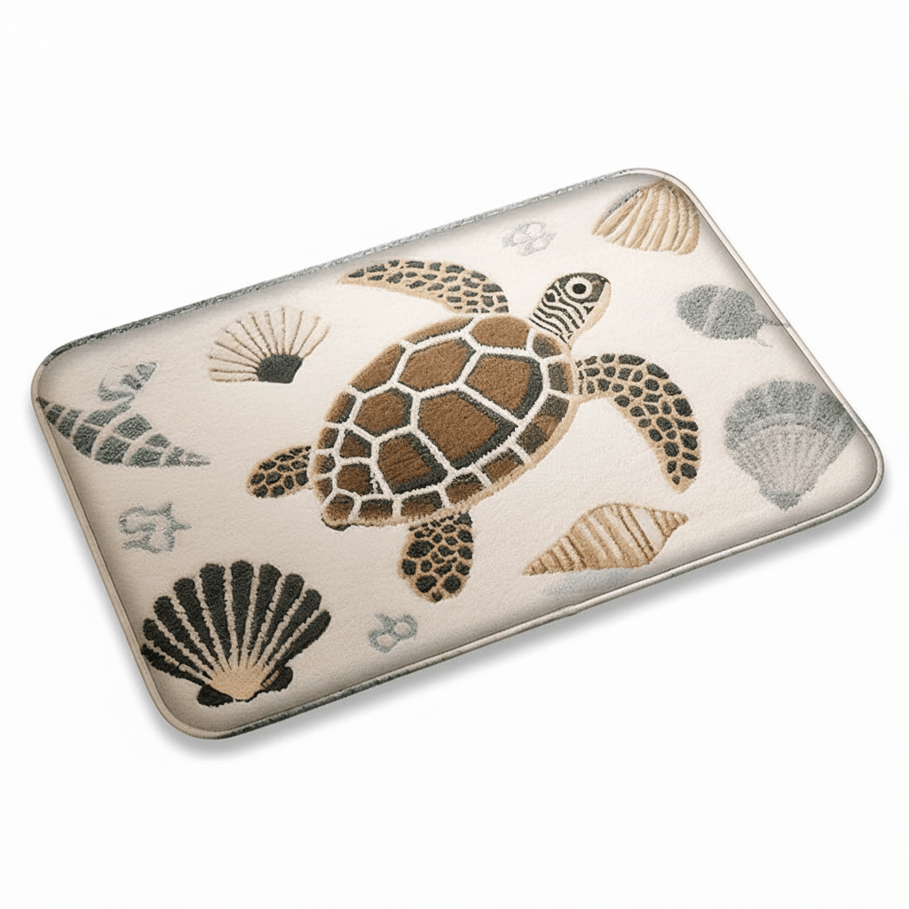 Tapis de Bain Antidérapant Tortue Absorbant | CosySol Tapis de bain