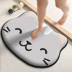Tapis de bain chat mignon — Douceur & Sérénité pour votre salle de bain