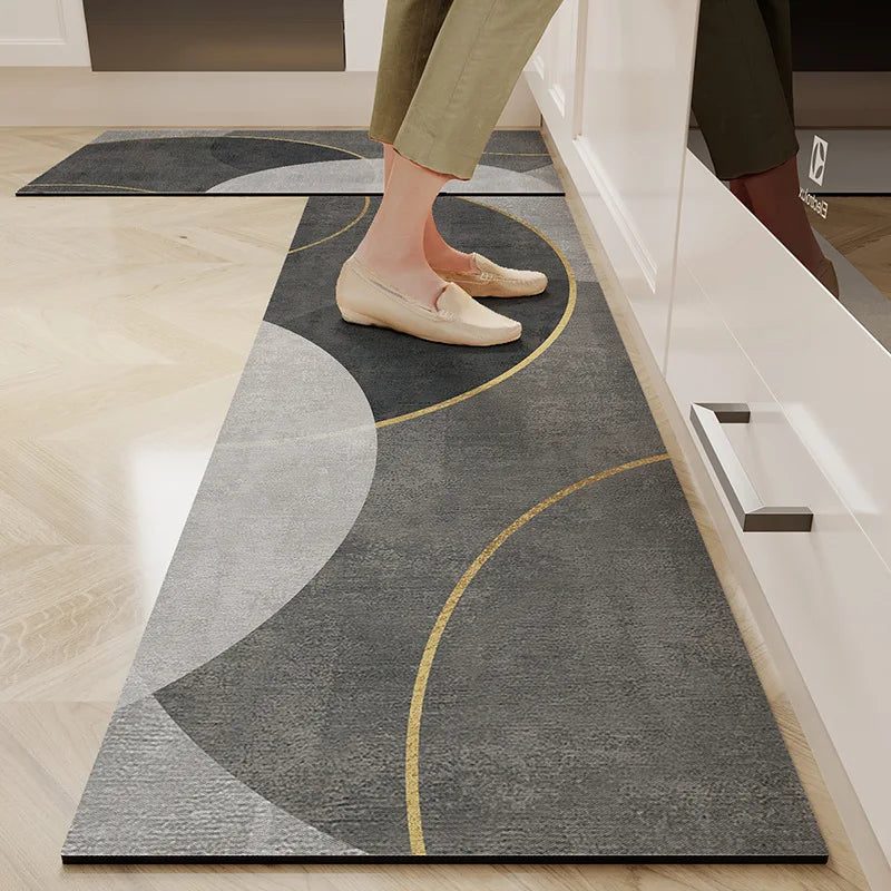 Tapis de cuisine VIKAMA Chic Gris