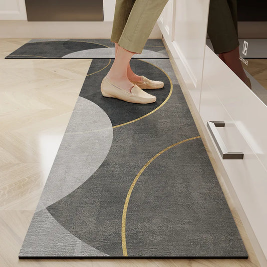 Tapis de cuisine VIKAMA Chic Gris