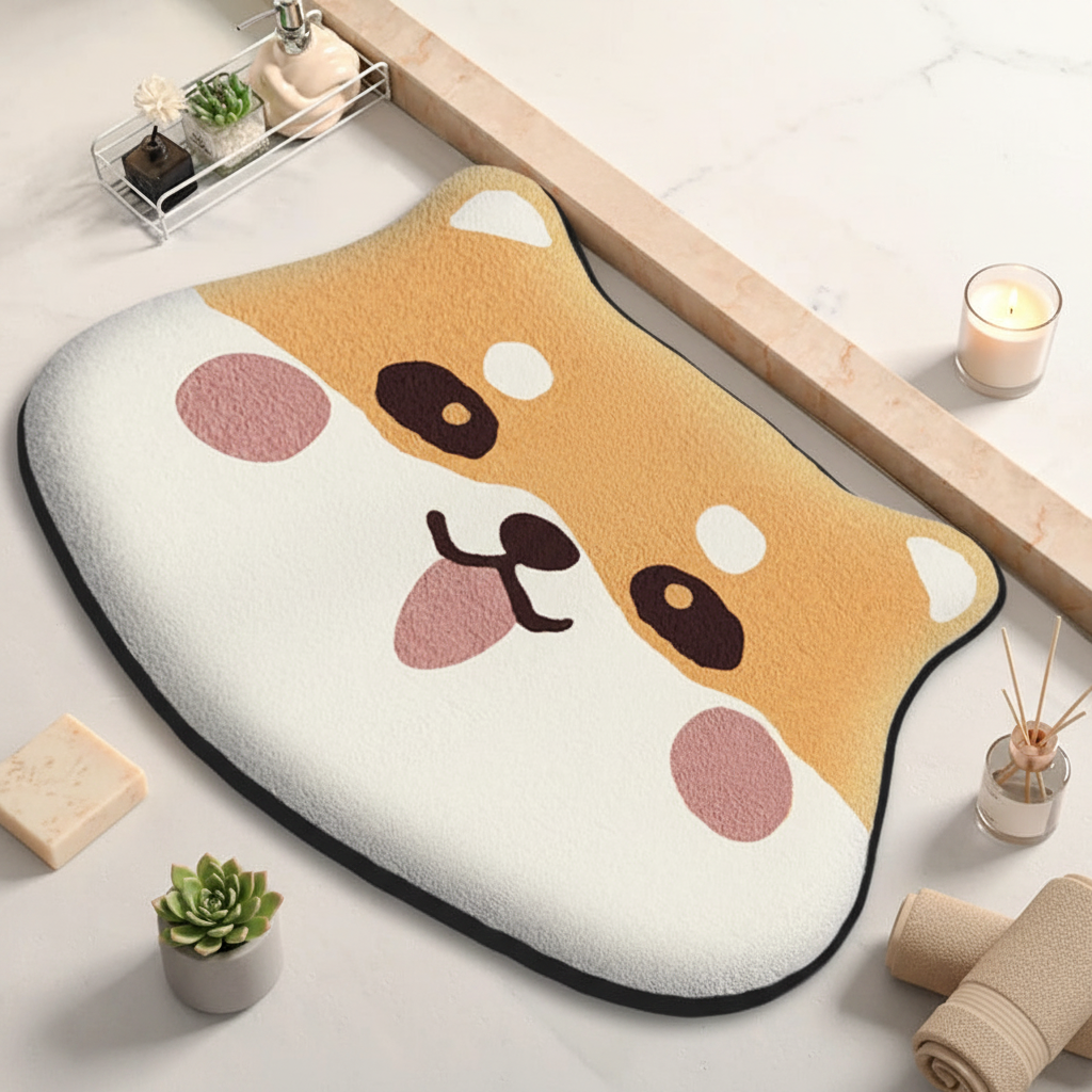 Ambiance spa tapis de bain chien