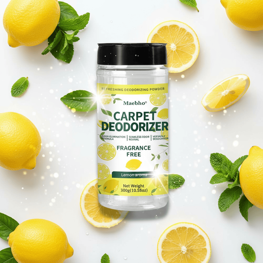 Désodorisant pour tapis : Éliminez les odeurs et rafraîchissez votre intérieur avec notre désodorisant tapis Citron