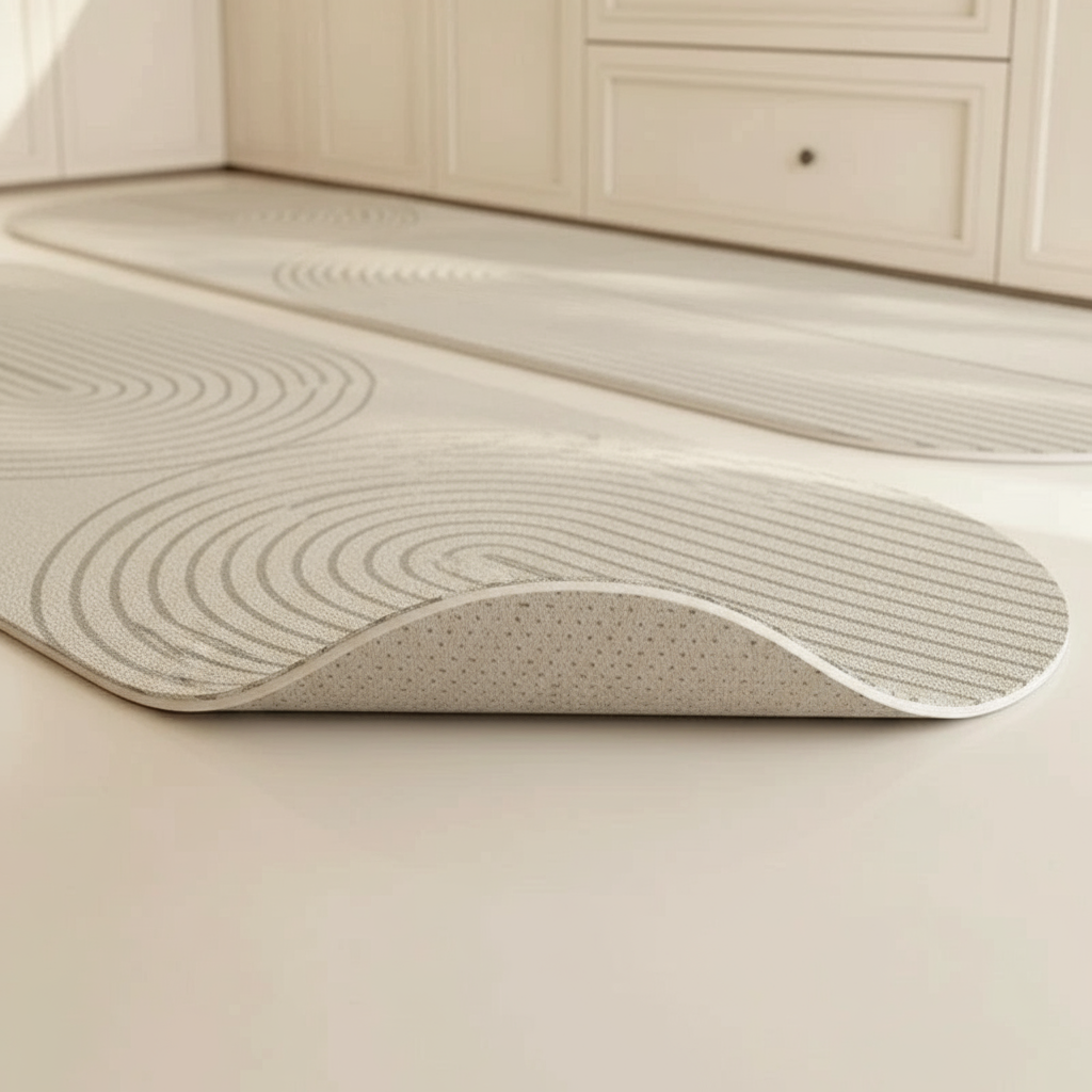 Double Tapis de Cuisine Antidérapant Ovale – Sécurité et Confort Inégalés pour Votre Cuisine