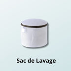 Cosysol Blanc / Bra wash bag 2PCS Filet de lavage pour tapis en maille nid d'abeille blancs