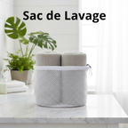 Filet de lavage pour tapis en maille nid d'abeille blancs - Protection optimale pour vos tapis Blanc / Sac de lavage 2PCS