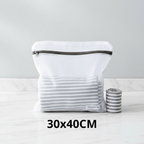 Filet de lavage pour tapis en maille nid d'abeille blancs - Protection optimale pour vos tapis Blanc / 30x40cm 2PCS