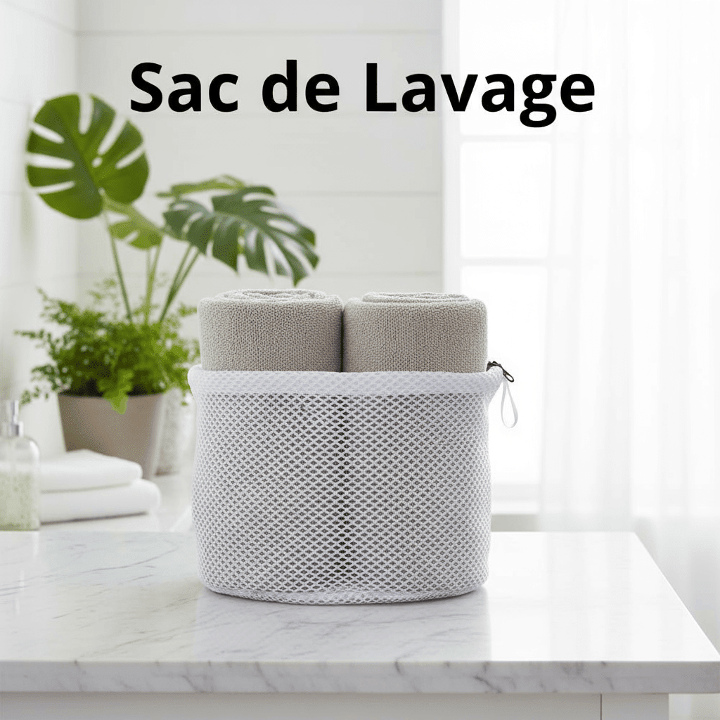 Filet de lavage pour tapis en maille nid d'abeille blancs - Protection optimale pour vos tapis