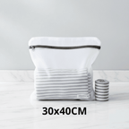 Filet de lavage pour tapis en maille nid d'abeille blancs - Protection optimale pour vos tapis