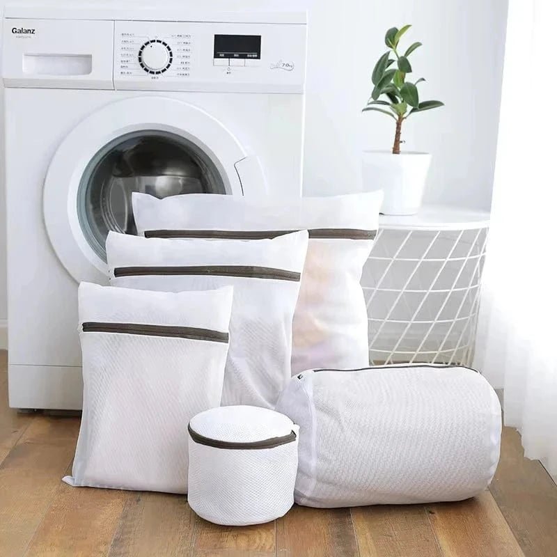 Filet de lavage pour tapis en maille nid d'abeille blancs - Protection optimale pour vos tapis