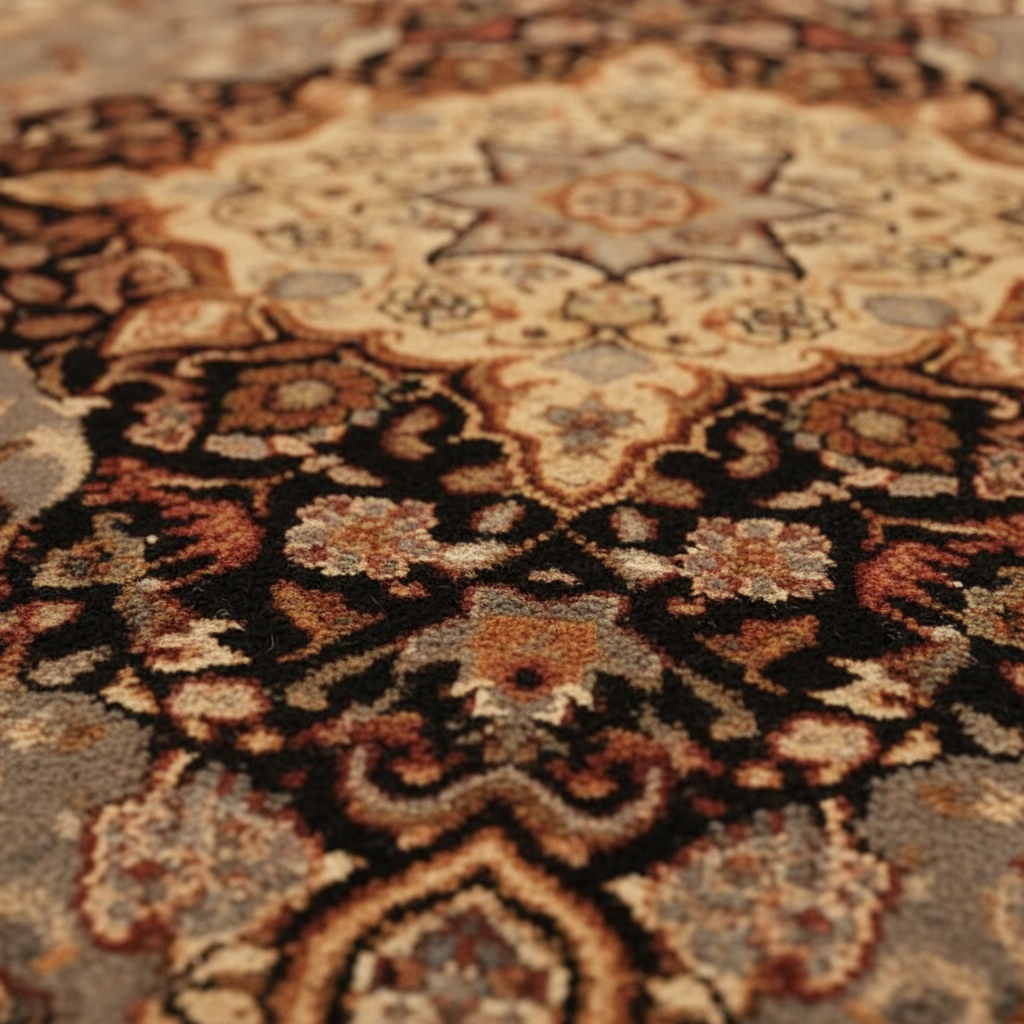 Tapis Berbère Maron éclatante - vue 3
