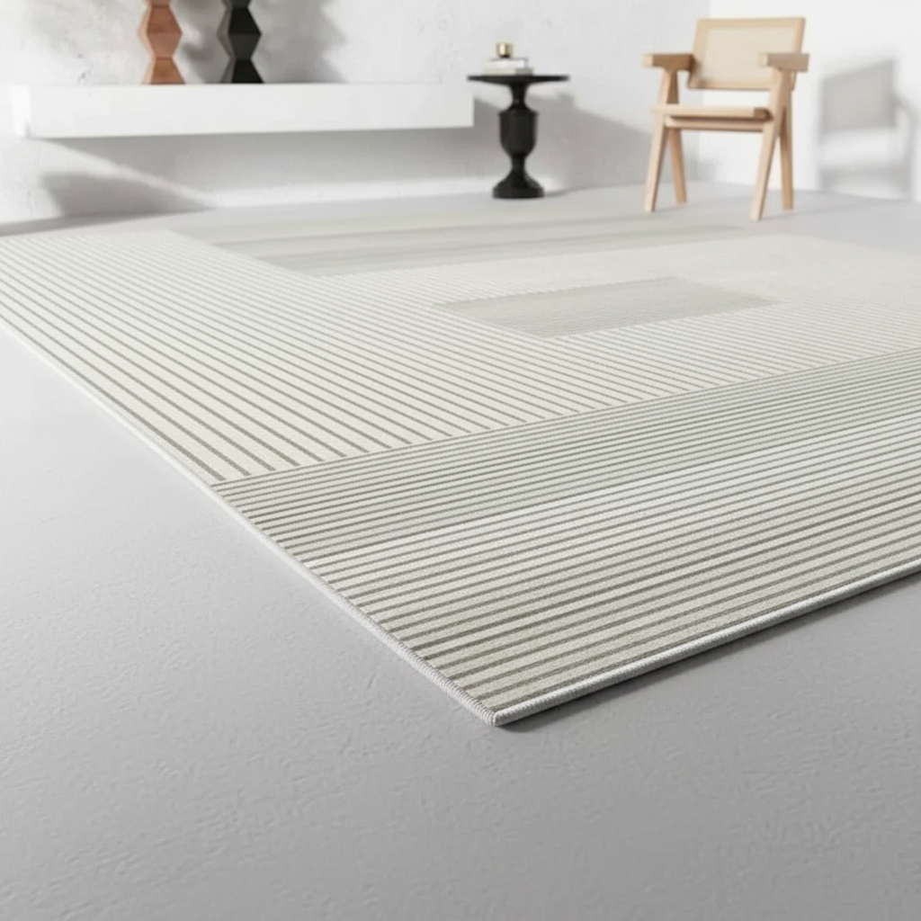 Tapis pour chambre style nordique Géométrique