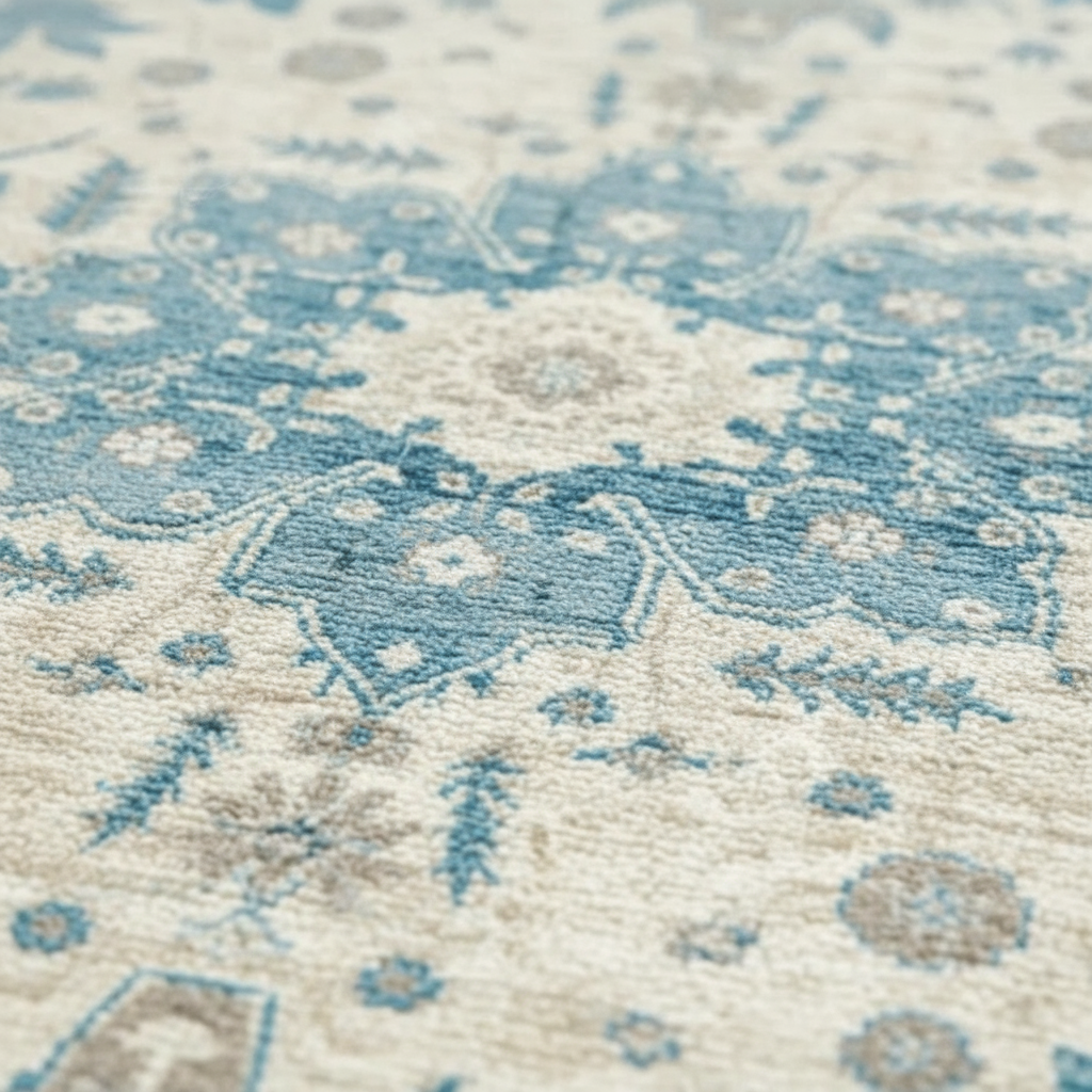 Tapis Berbère flocon de neige - survol