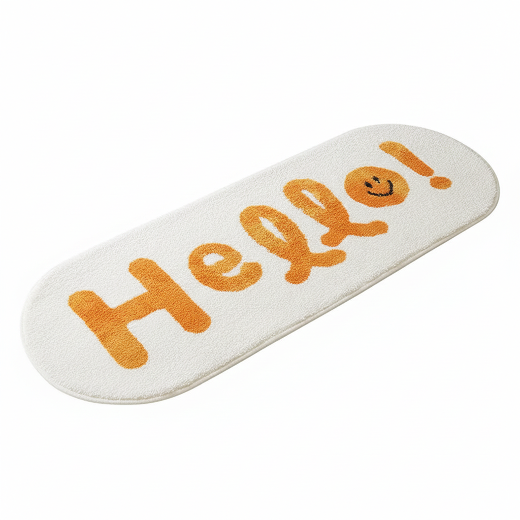 Mini Tapis VIKAMA tout doux - Vue produit fond blanc