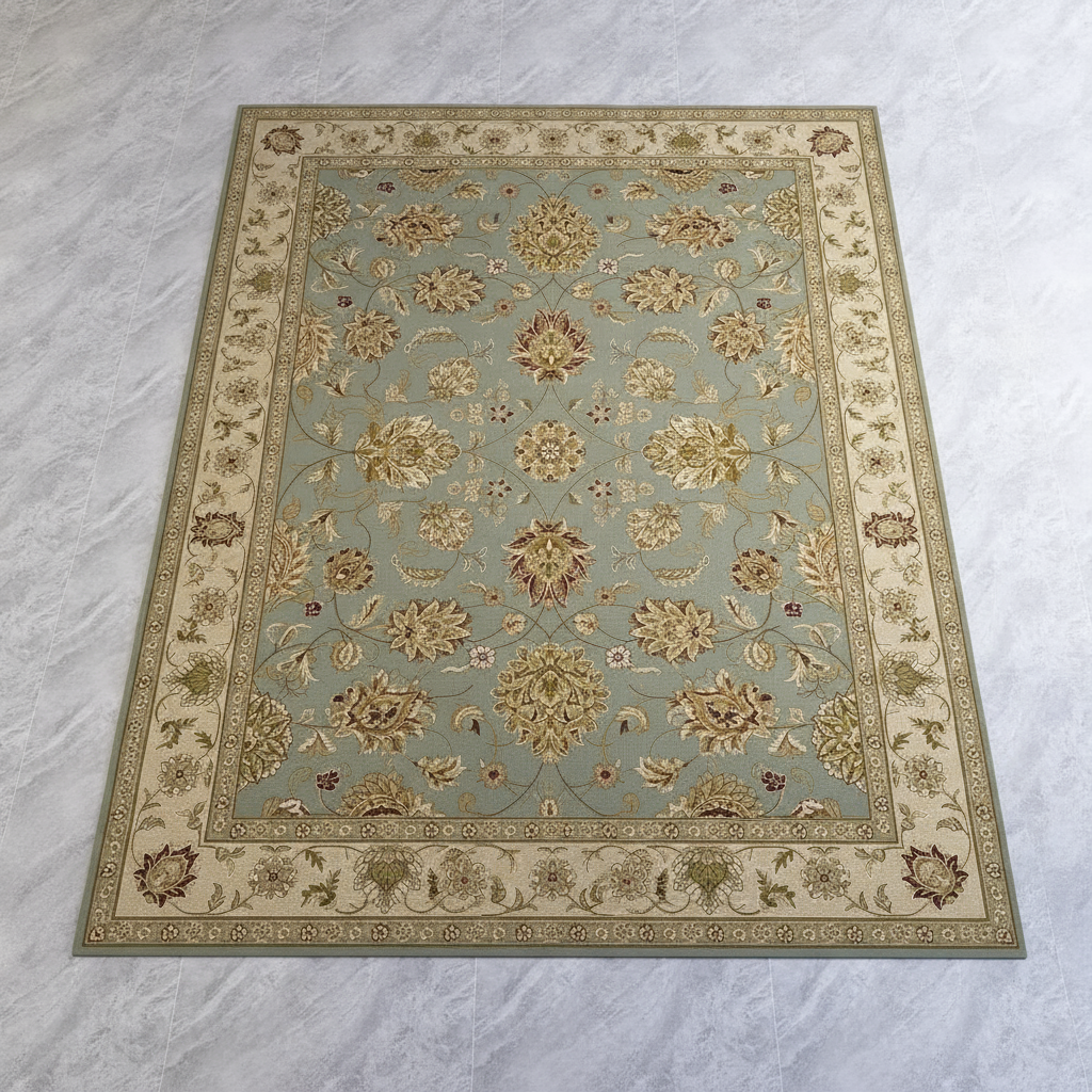 Tapis Berbère Floral Doré - vue 3