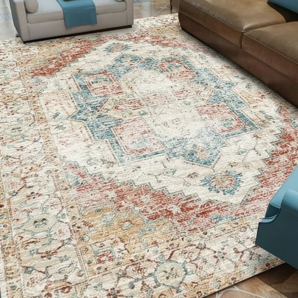 Tapis Berbère Style déteinte - survol