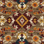 Tapis Berbère rétro classique Maron - vue 3