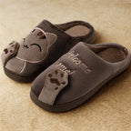 Cosysol Marron / 36-37 Pantoufles Chat Cosy Marron