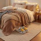 Pantoufles Damier Bleu Coton Smiley Jaune pour un Confort et Style Inégalés