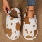 Cosysol Marron / 36-37 Pantoufles Mignone en fourrure de vache Marron