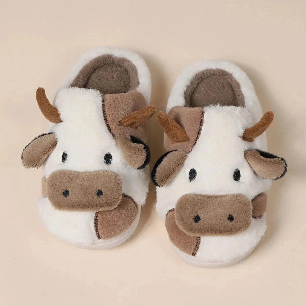 Cosysol Marron / 36-37 Pantoufles Mignone et Cosy en Vache Doudou