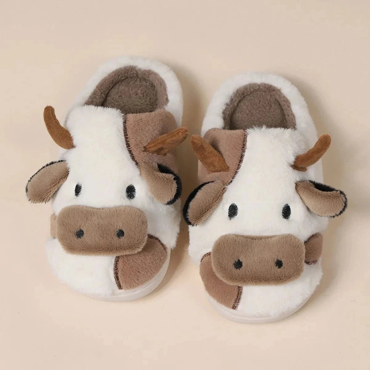 Cosysol Marron / 36-37 Pantoufles Mignone et Cosy en Vache Doudou