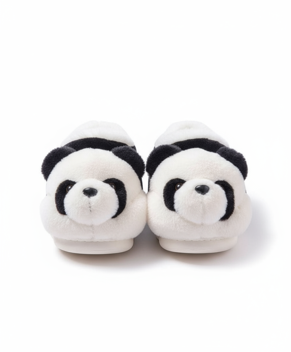 Pantoufles panda câlin - Confort doux et mignonnes pantoufles panda