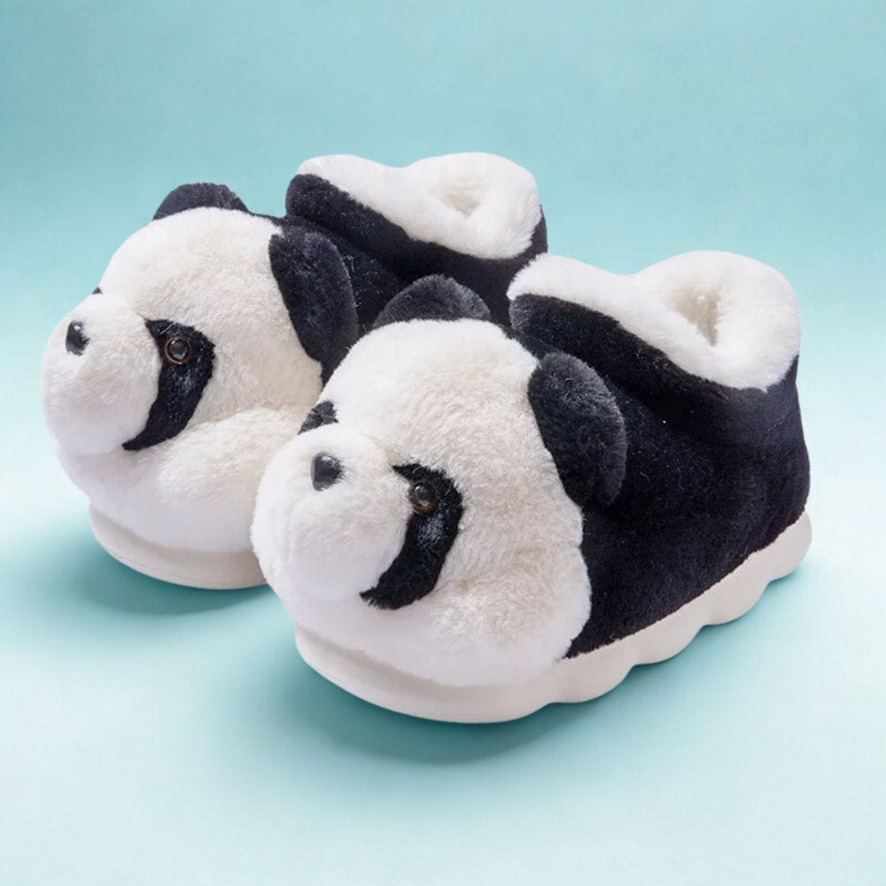 Pantoufles panda câlin - Confort doux et mignonnes pantoufles panda