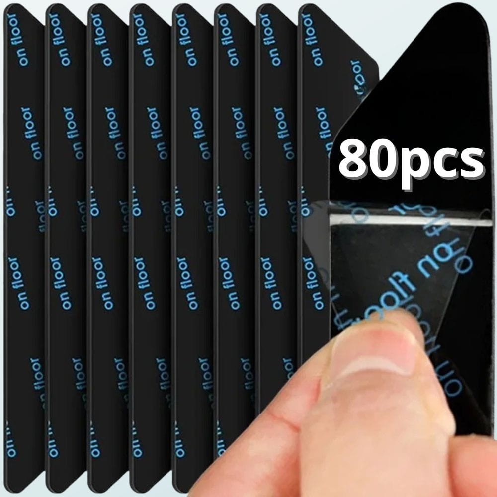 Cosysol Noir / 80PCS- (10packs) Patins de coin antiglisse