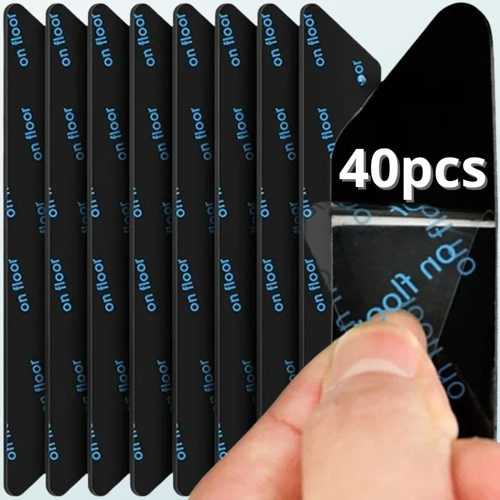 Cosysol Noir / 40PCS- (5packs) Patins de coin antiglisse