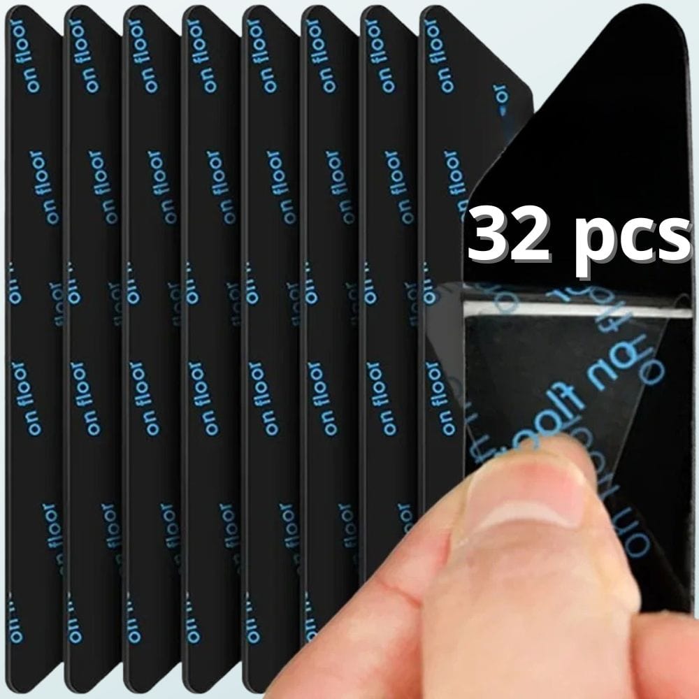 Cosysol Noir / 32PCS- (4packs) Patins de coin antiglisse