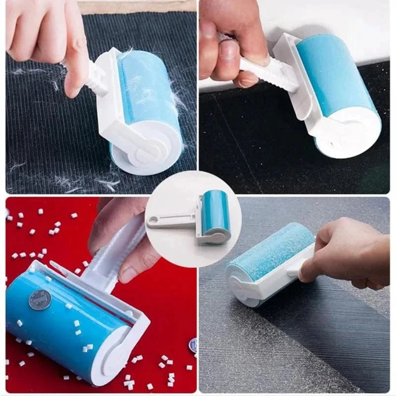Cosysol Rouleau antipoussières lavable diverses couleurs pour tapis
