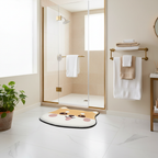 Salle de bain lifestyle tapis chien