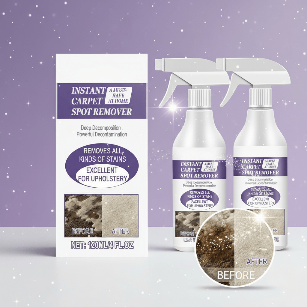 Spray détachant tapis efficace pour un nettoyage optimal Violet / 2pcs