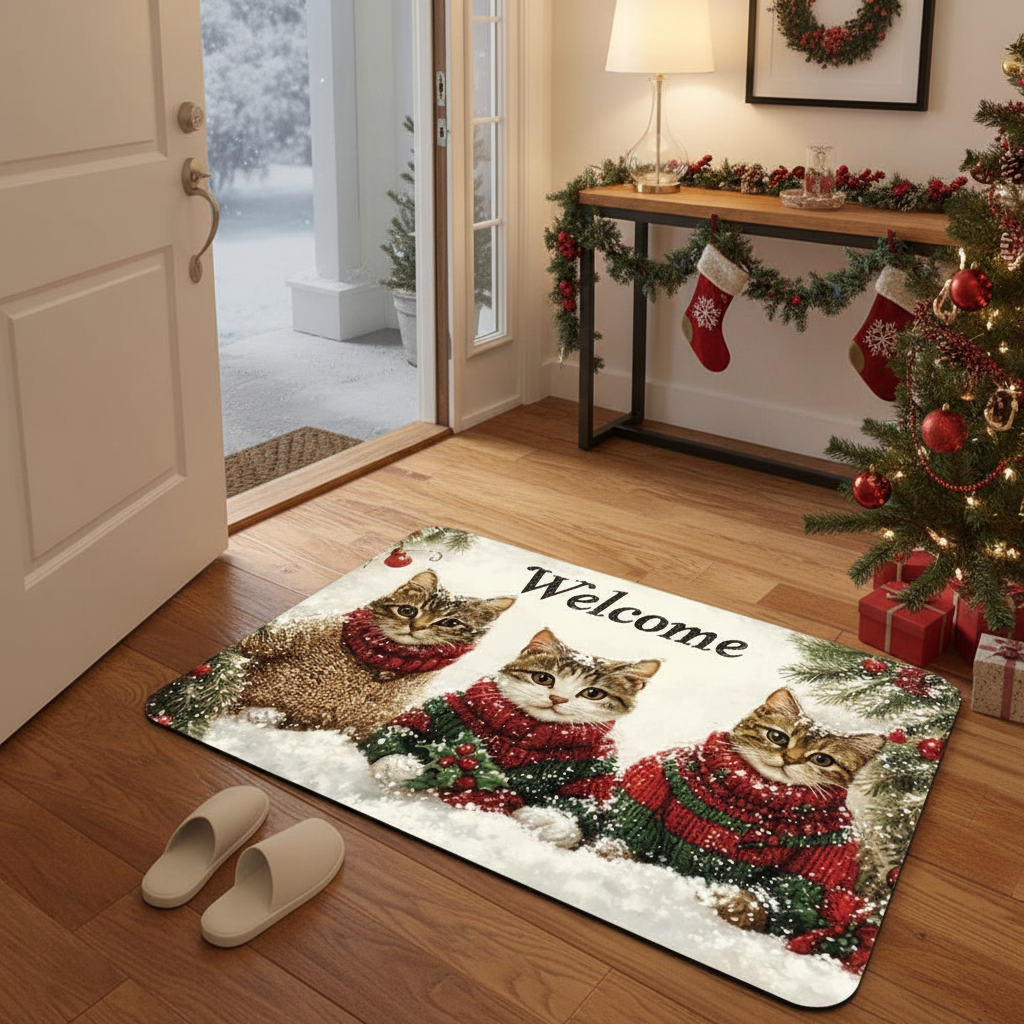 Tapis 3 Chatons - Seuil intérieur