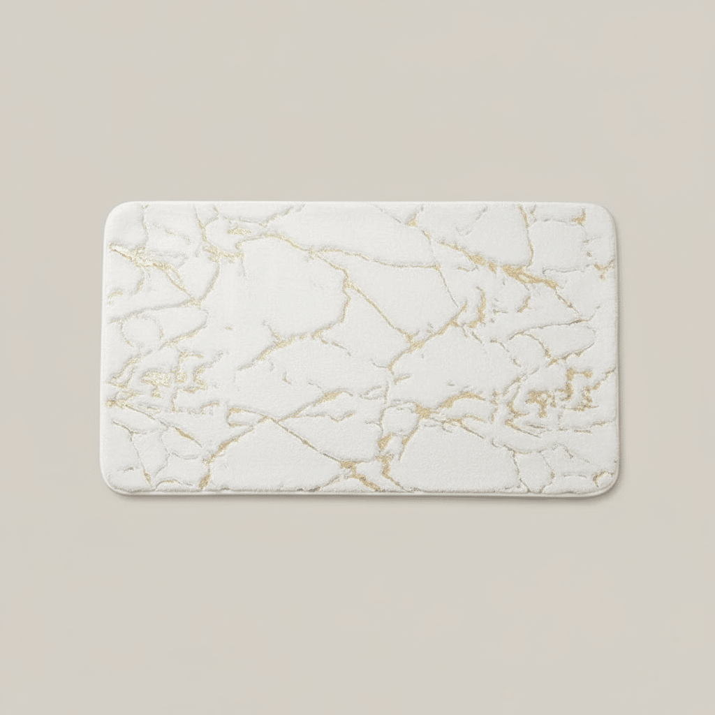 Tapis antidérapant salle de bain blanc de haute qualité