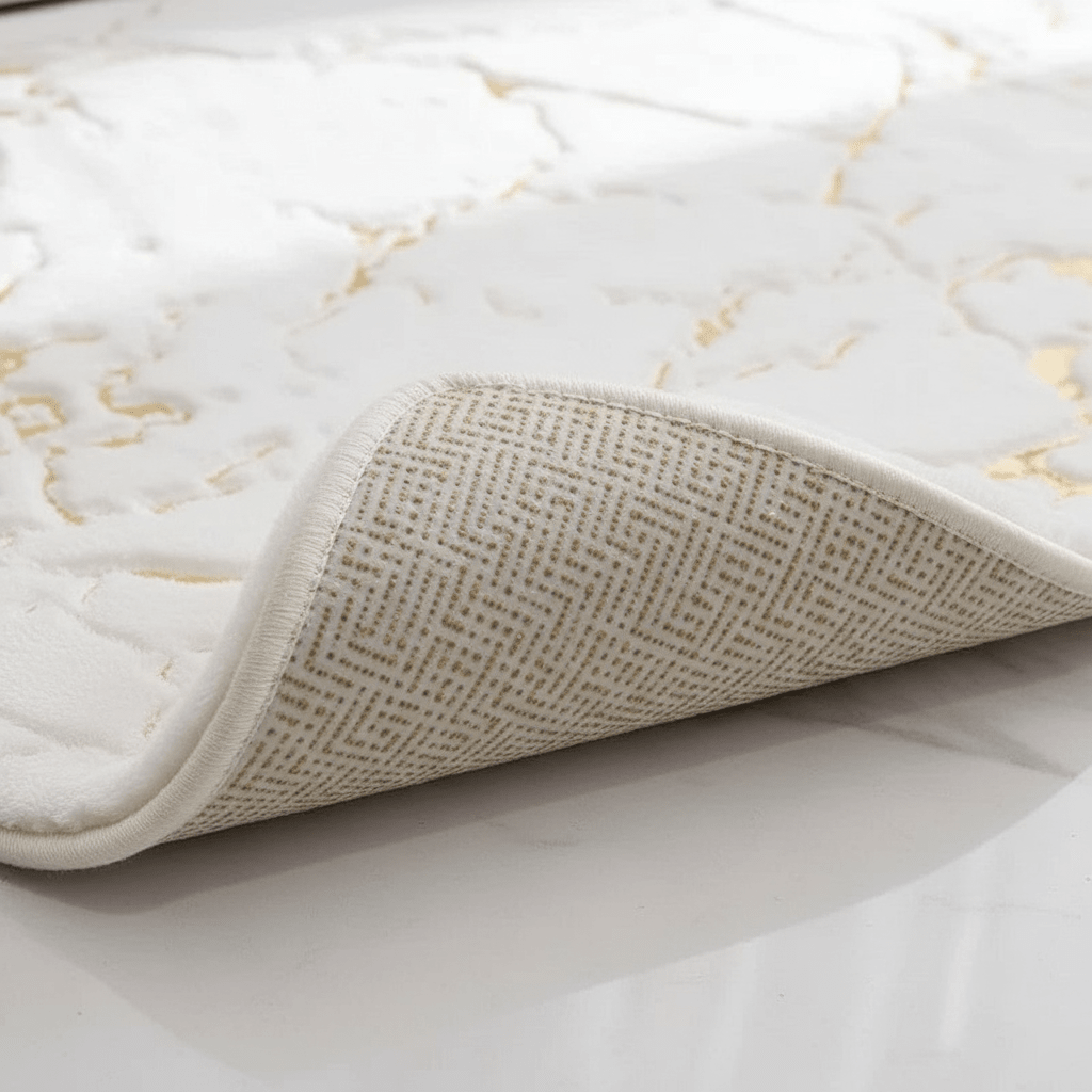 Tapis antidérapant salle de bain blanc de haute qualité