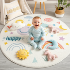 Tapis arc-en-ciel Happy - bébé qui rit overhead