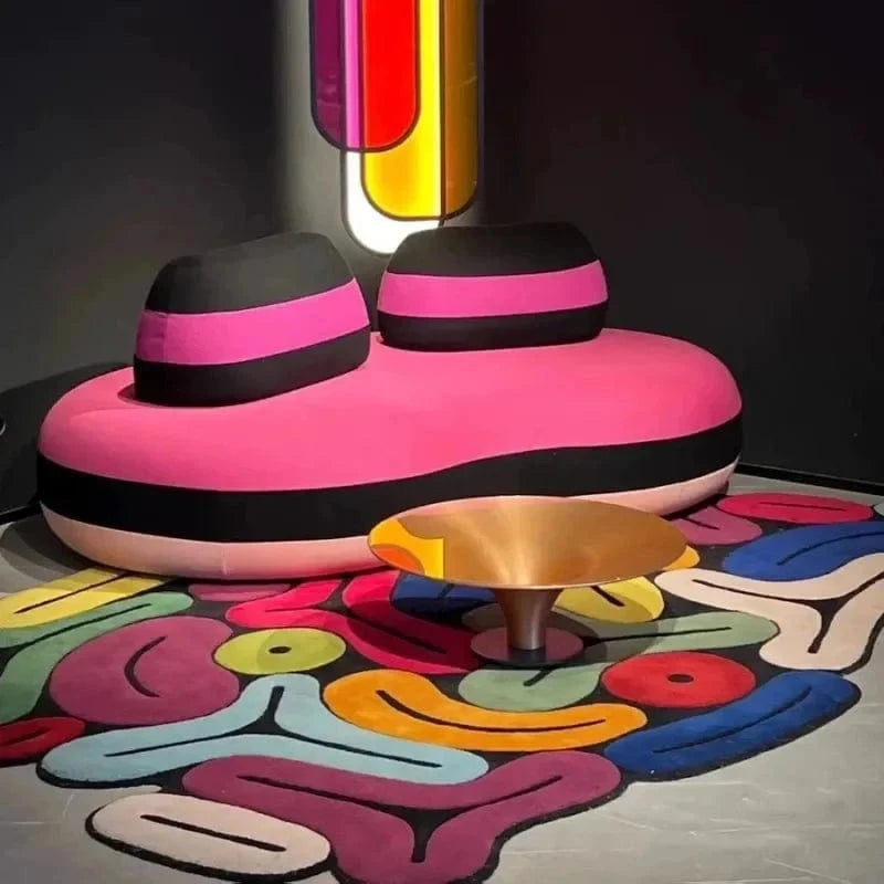 Ma boutique Tapis artistique irrégulier Art Alphabet