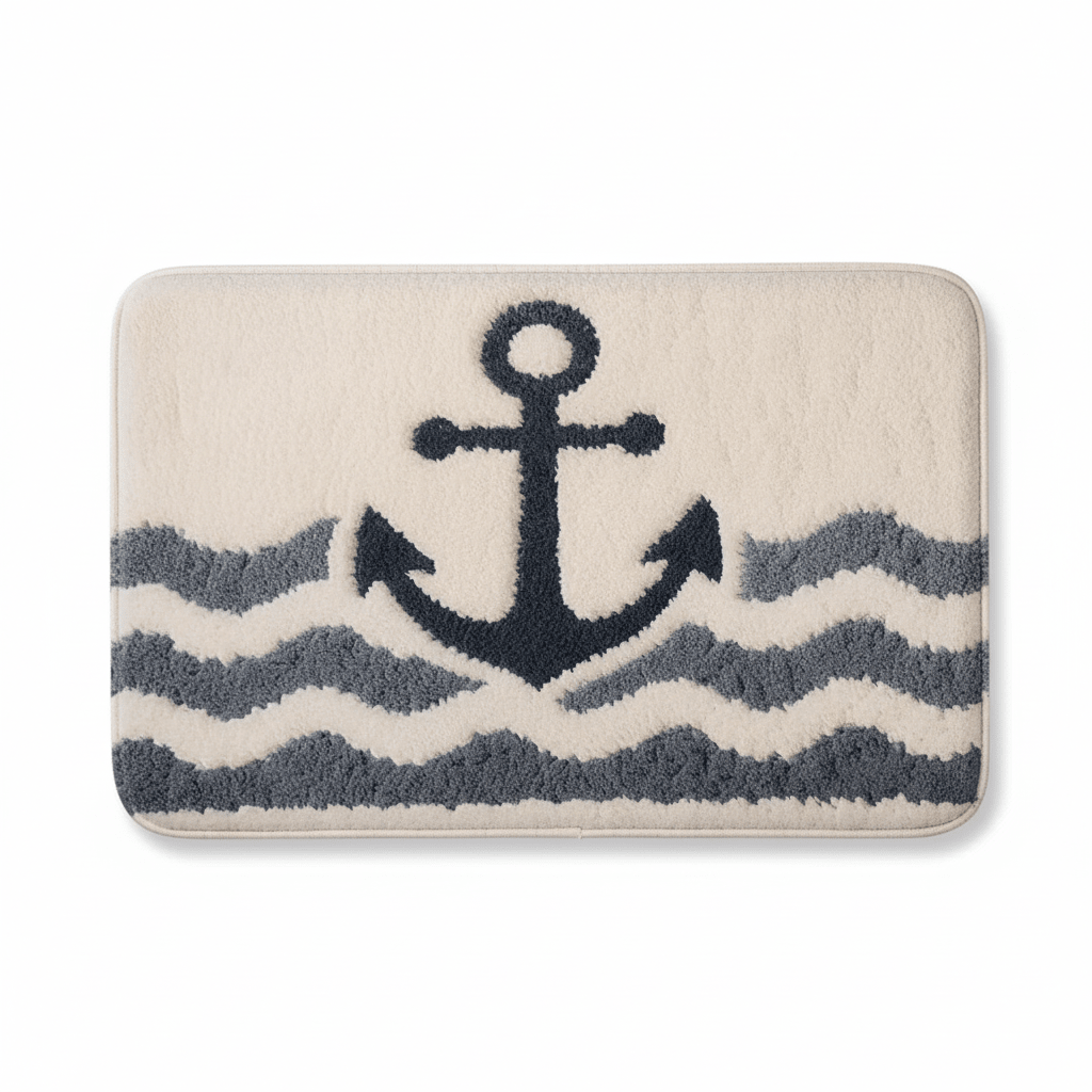 Tapis Bain Antidérapant Marine Absorbant | CosySol Tapis de bain