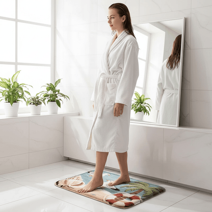 Tapis Bain Antidérapant Plage Absorbant | CosySol Tapis de bain
