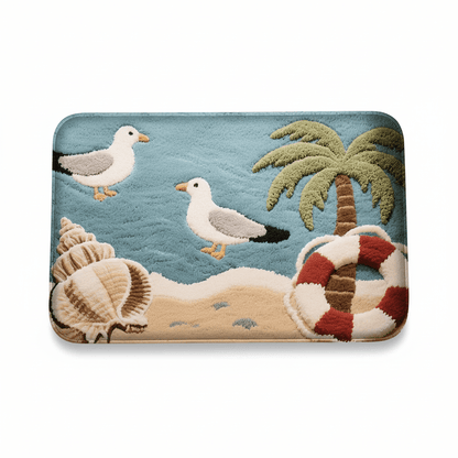 Tapis Bain Antidérapant Plage Absorbant | CosySol Tapis de bain