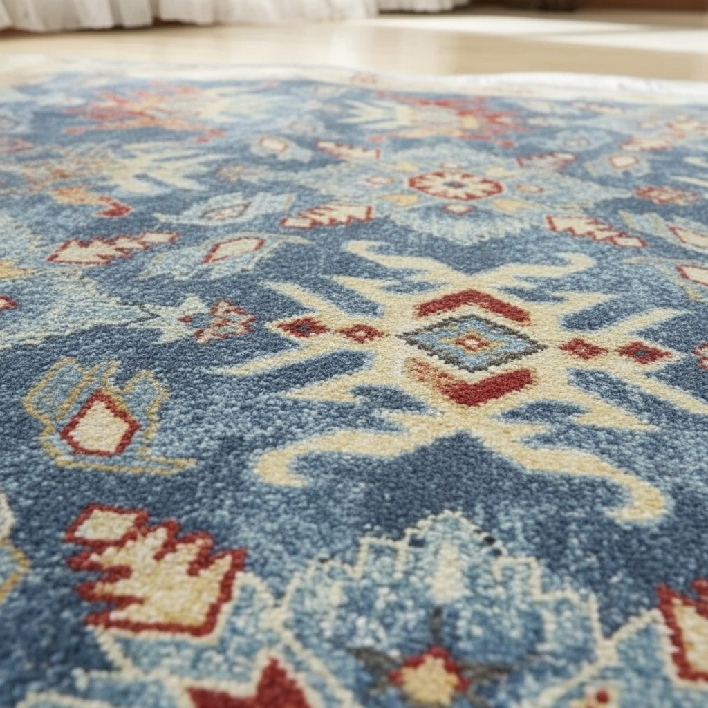 Tapis Berbère Bleu - Élégance Artisanale pour Sublimer Votre Intérieur