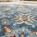 Tapis Berbère Bleu - Élégance Artisanale pour Sublimer Votre Intérieur