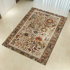 Tapis berbère classique maron - Élégance rétro pour votre intérieur