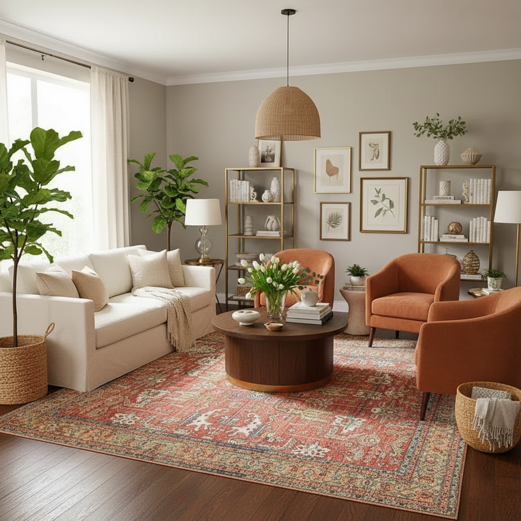 Tapis Berbère Cocooning Coloré, le Tapis Berbère Coloré Idéal pour votre Décor