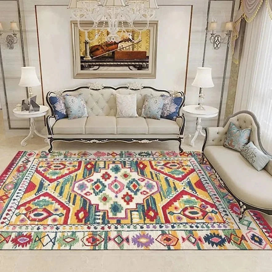Cosysol Orange / 50x80cm small mat Tapis Berbère Coloré
