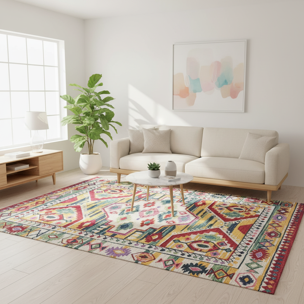 Tapis Berbère Coloré - Élégance et Confort pour Votre Intérieur