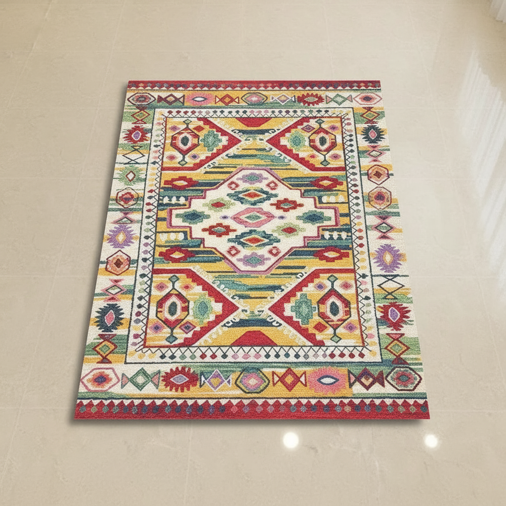 Tapis Berbère Coloré - Élégance et Confort pour Votre Intérieur
