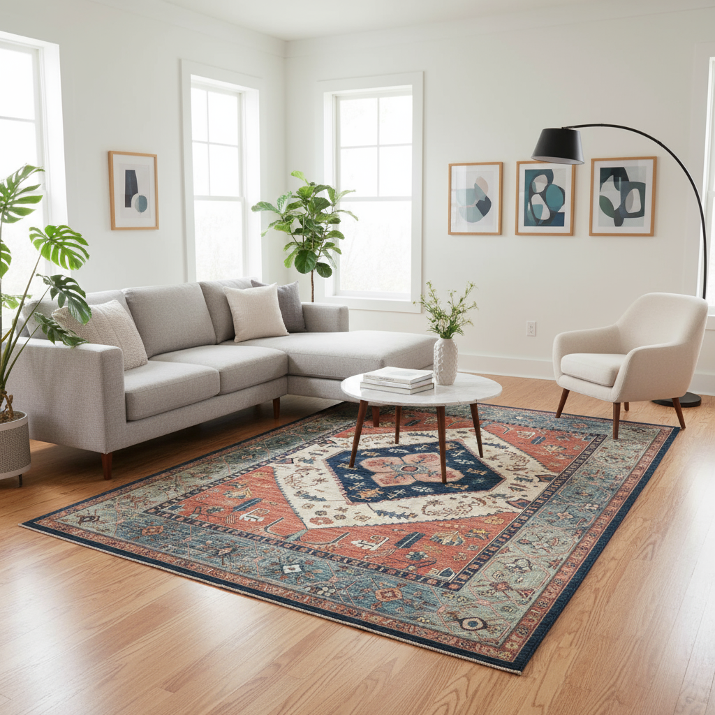 Tapis Berbère Cosy pour une Ambiance Chaleureuse Rouge / 50x80cm