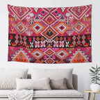 Ma boutique Rose / 75x100cm Tapis berbère décoration murale Rose